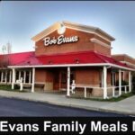 Bob Evans Family Meals Menu With Prices