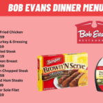 Bob Evans Dinner Menu