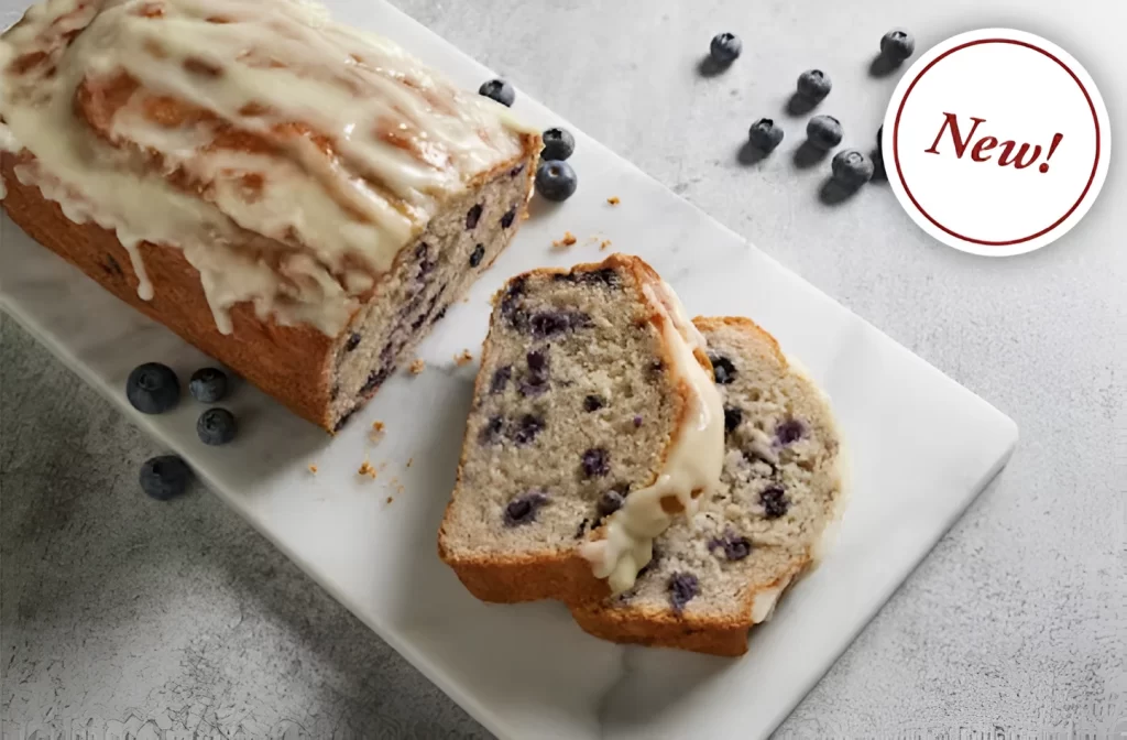 Glazed Blueberry Bread
